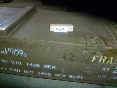 Functional Object, Ammunition Box, 1971 approx
