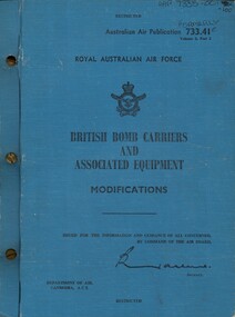 Royal Australian Air Force: British Bomb Carriers And Associated Equipment Modifications