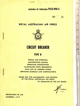 Royal Australian Air Force: Circuit Breaker, Type B