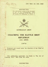 Australian Army: Coaching the Battle Shot Rifleman