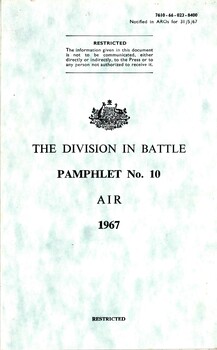 Australian Army: The Division in Battle: Pamphlet No. 10: Air, 1967