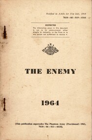 Australian Army: The enemy, 1964