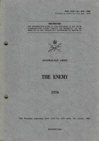 Australian Army: The Enemy 1970