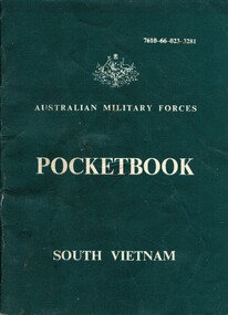 Australian Military Forces: Pocketbook, South Vietnam