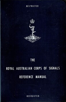 The Royal Australian Corps of Signals Reference Manual