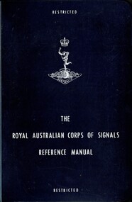 The Royal Australian Corps of Signals Reference Manual