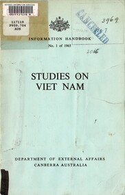 Information Booklet no. 1 of 1965: Studies on Viet Nam