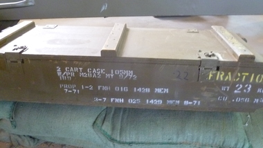 Functional Object, Ammunition Box, 1971 approx