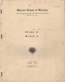 Marconi School of Wireless: Stage 2 (Radio 1)