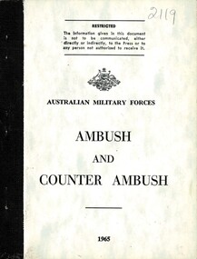 Australian Military Forces: Ambush and Counter Ambush
