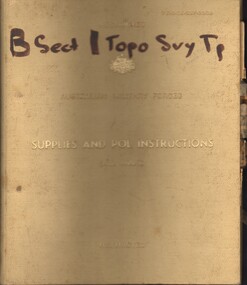 Manual, Australian Army, Australian Army: Supplies And POL Instructions (All Arms): Amendment No.:1