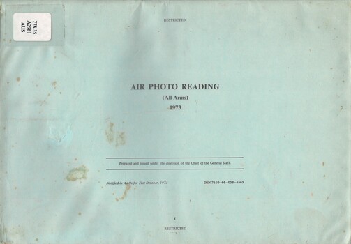 Air Photo Reading (All Arms) 1973