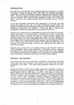 A Copy of Vietnam Veterans Council of Victoria Inc.: A brief history of the Vietnam War