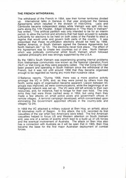 A Copy of Vietnam Veterans Council of Victoria Inc.: A brief history of the Vietnam War