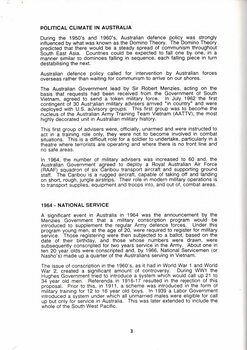 A Copy of Vietnam Veterans Council of Victoria Inc.: A brief history of the Vietnam War