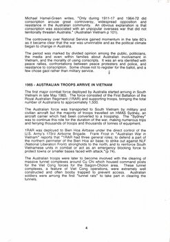 A Copy of Vietnam Veterans Council of Victoria Inc.: A brief history of the Vietnam War