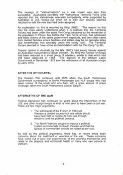 A Copy of Vietnam Veterans Council of Victoria Inc.: A brief history of the Vietnam War