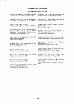 A Copy of Vietnam Veterans Council of Victoria Inc.: A brief history of the Vietnam War