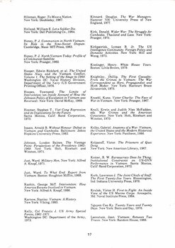 A Copy of Vietnam Veterans Council of Victoria Inc.: A brief history of the Vietnam War