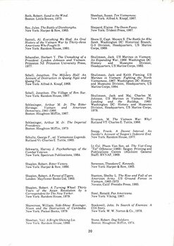 A Copy of Vietnam Veterans Council of Victoria Inc.: A brief history of the Vietnam War