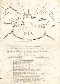 Syd. News 1969 Published by the Port Jackson - Vung Tau Ferry Service