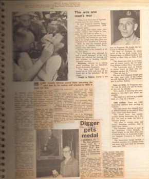 A Collection of Newspaper Clippings.