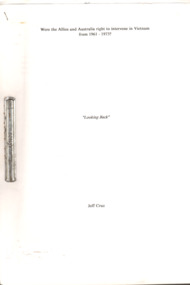 Copy of Looking Back by Jeffrey William Cruz