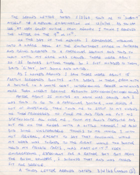 An original letter titled "to Whom It May Concern' written by Robert John Williams