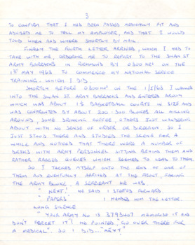 An original letter titled "to Whom It May Concern' written by Robert John Williams