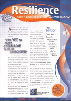 A Collection of Issues - Sons & Daughters of Vietnam Veterans