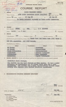 A collection of Trade Certificates for Cpl Andrzej Roman Witold Gizycki (Ziggy)