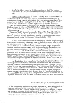 The Battle of Long Tan 18/8/66 - NVA/VC Revisited.