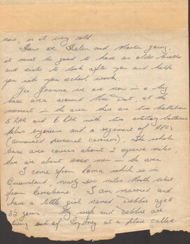 An Original Letter Written by Cpl R Kenane to Joanna dated 1 Sept 66