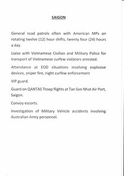 Memorabilia Royal Australian Army Provist Corps by Cpl James Archbold
