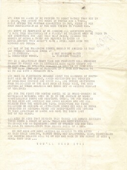 A Memo Titled A Letter of Warning from Vietnam
