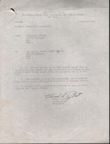 Letter, Letter of Appreciation - Cpl John A Jewell, 2/12/1966 12:00:00 AM