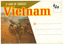 Postcard pack consisting of fourteen (including front cover) scenes of military life and work in Vietnam