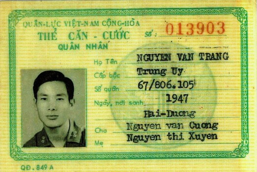 Identification Card belonging to Van Trang  Nguyen.