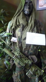 Uniform - Uniform, SAS, Mannequin of SAS soldier fitted out for patrol