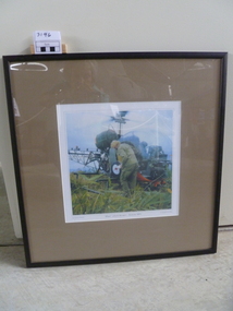 Photograph, Davo collects the mail - Vietnam 1971
