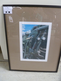 Photograph - Photograph, Framed, 'Refuelling the Huey - Vietnam 1969'