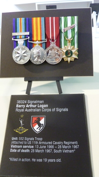 Set of four replica medals