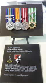 Set of four replica medals