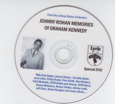 DVD The Graham Kennedy Show (GTV9 television (DVD) mid 1960's Melbourne