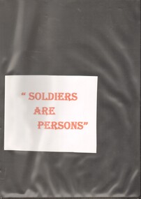 Document, Anderson, Ken, Soldiers are Persons