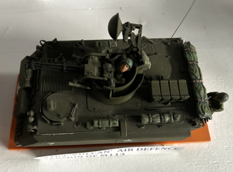A Model of a M163 'Vulcan' Air Defence Version of M113