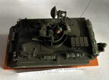 A Model of a M163 'Vulcan' Air Defence Version of M113