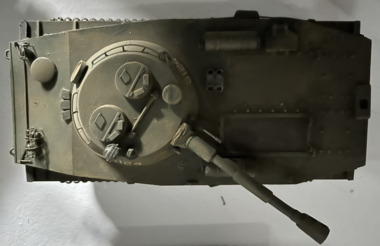 A model of the M4A3E2 "Cobra King" Sherman Jumbo U.S. Army medium/heavy tank 