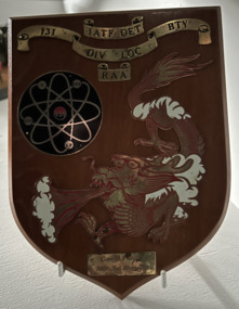 Unit Plaque, 131 Divisional Locating Battery