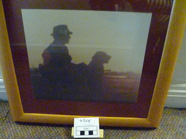 Photograph - Framed photograph, tracker dog